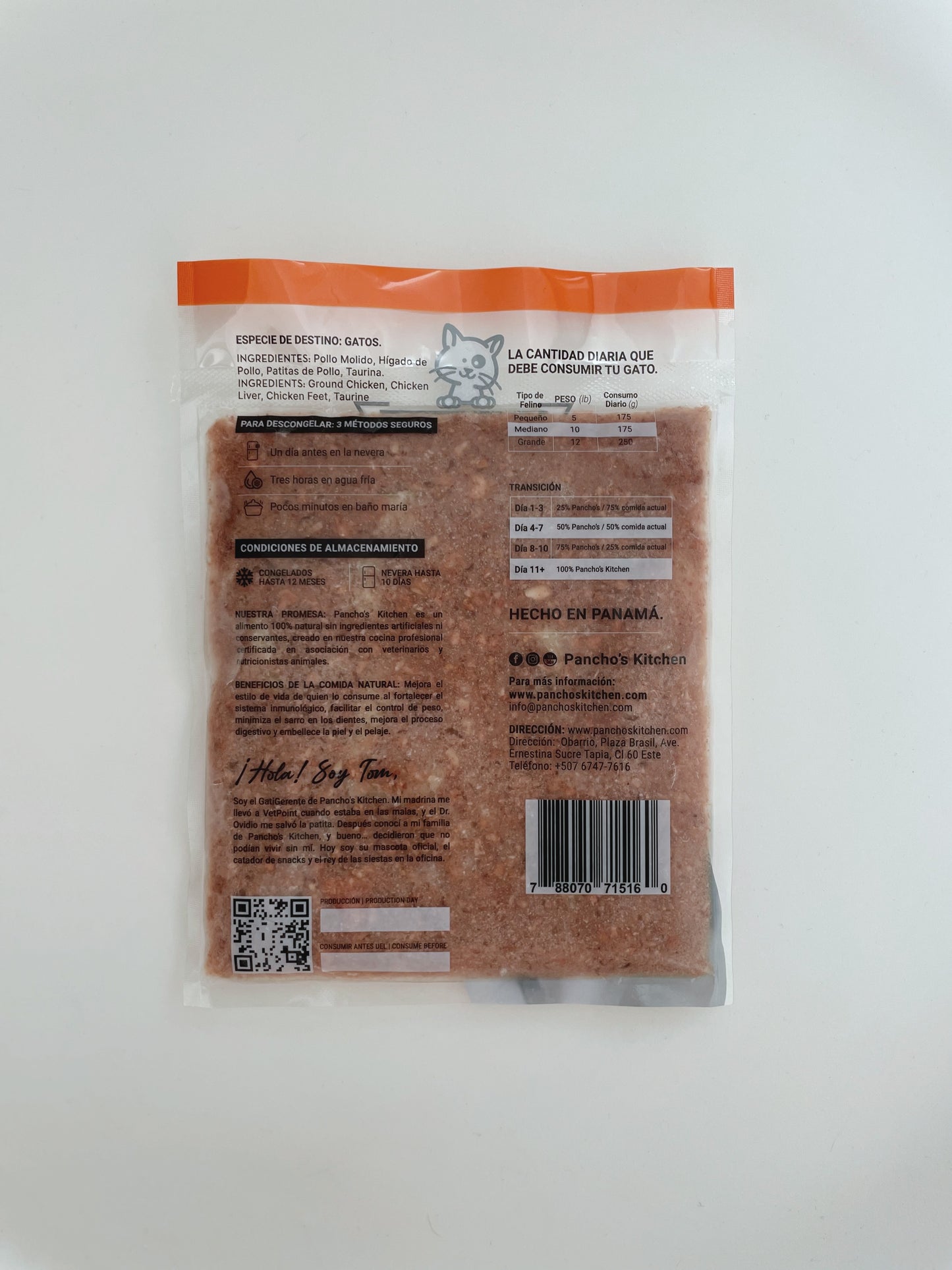 Comida Para Gato de Pollo