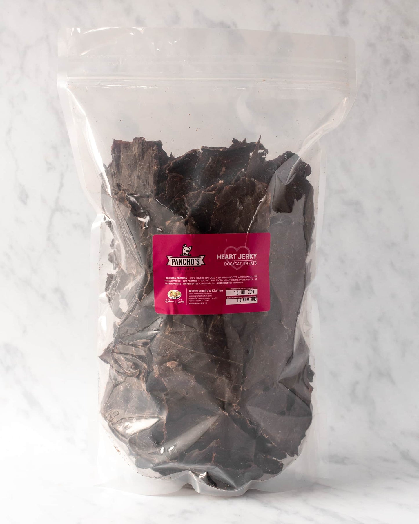 Heart Jerky en Bolsa