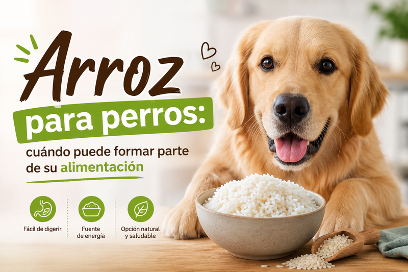 Arroz para perros: cuándo puede formar parte de su alimentación