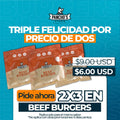2x3 Burger carne