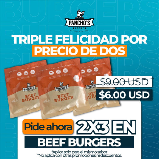 2x3 Burger carne
