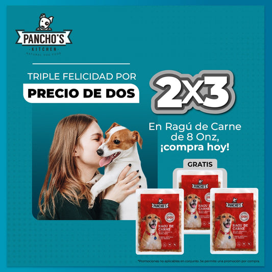 2x3 Ragu de Carne de Res, Higado y Remolacha de 8 Onz
