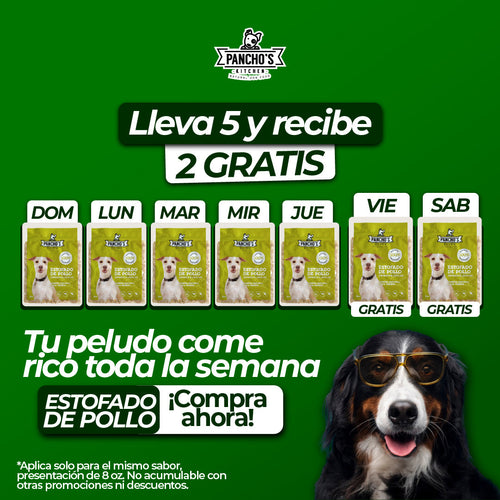 Pague 5 lleve 2 Gratis Estofado de Pollo Espinaca y Lentejas (8 oz)