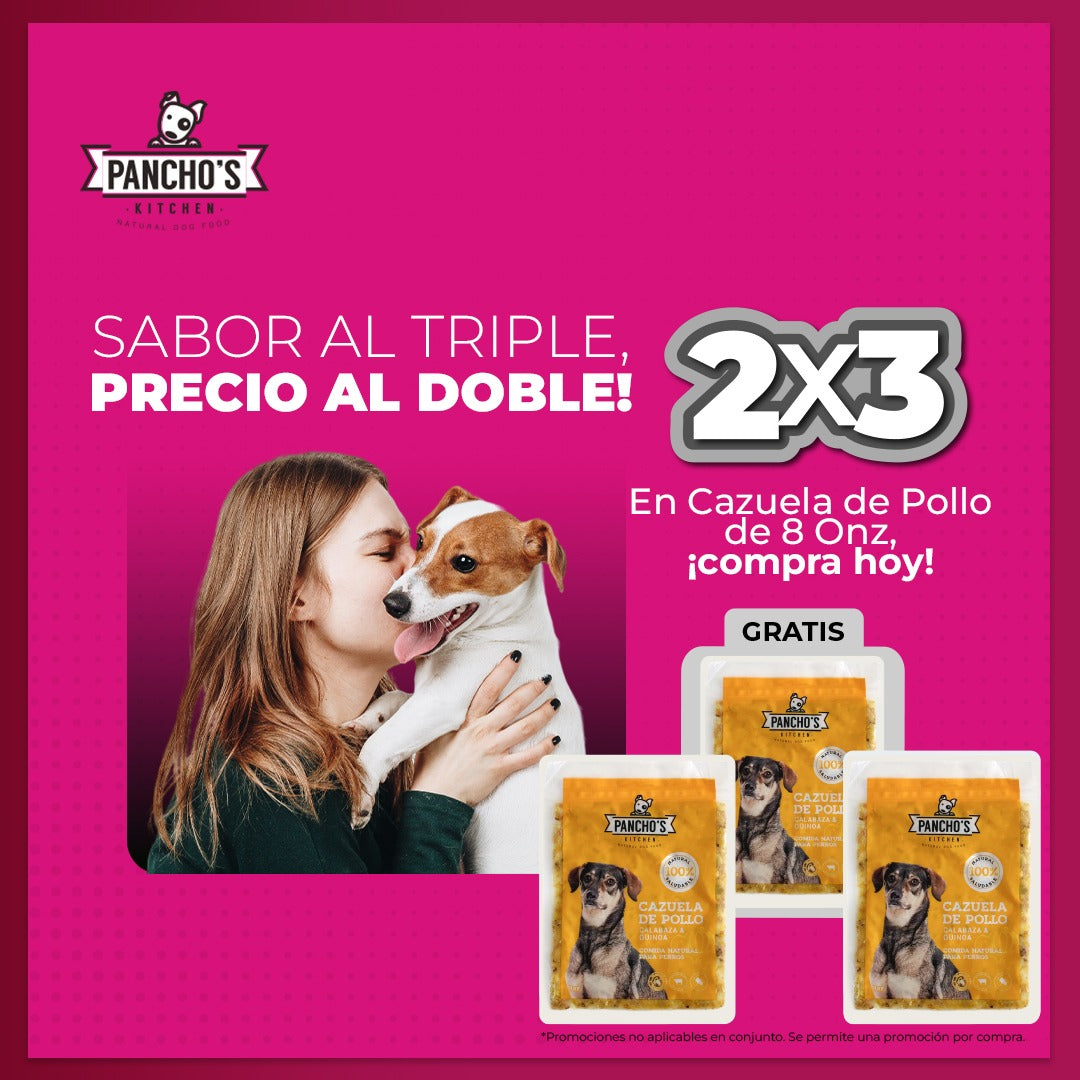 2x3 Cazuela de Pollo Calabaza y Quinoa de 8 Onz