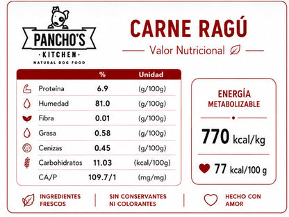 Ragu de Carne de Res, Higado y Remolacha