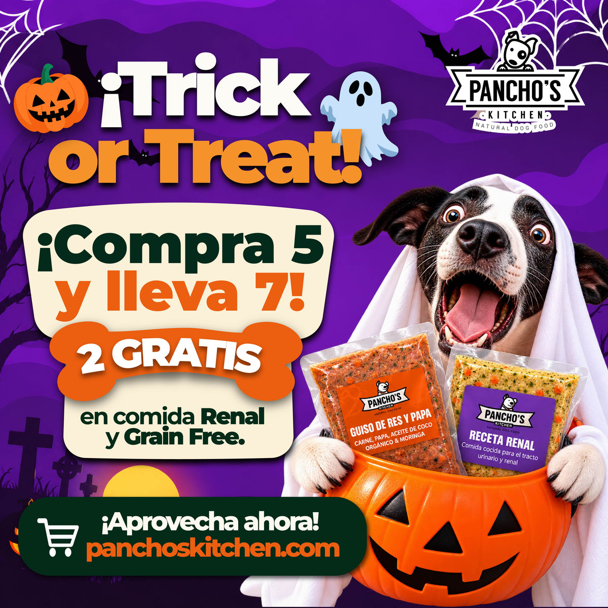 Promo Lleva 5 comidas renales lleva 2 gratis