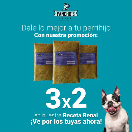 Lleva 3 y Paga 2 Comida Renal