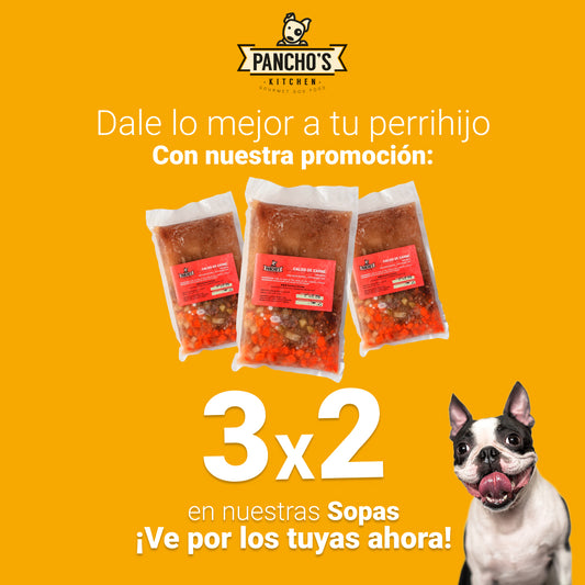 Lleva 3 y Paga 2 Caldo de Res y Verduras