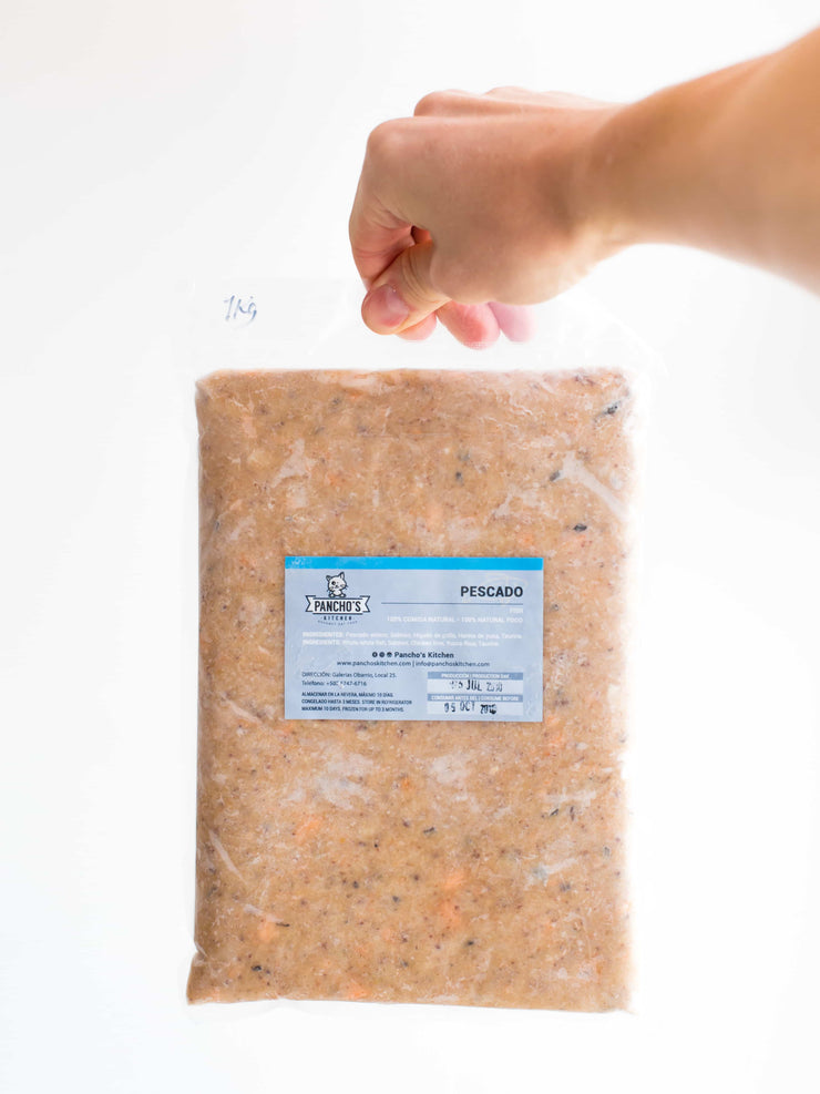 Comida para Gatos de Corvina y Salmón